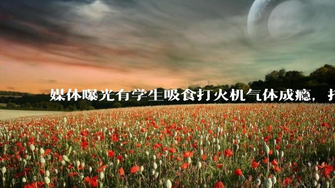 媒体曝光有学生吸食打火机气体成瘾，打火机气体中有哪些成分？吸食会对身体有怎样的伤害？