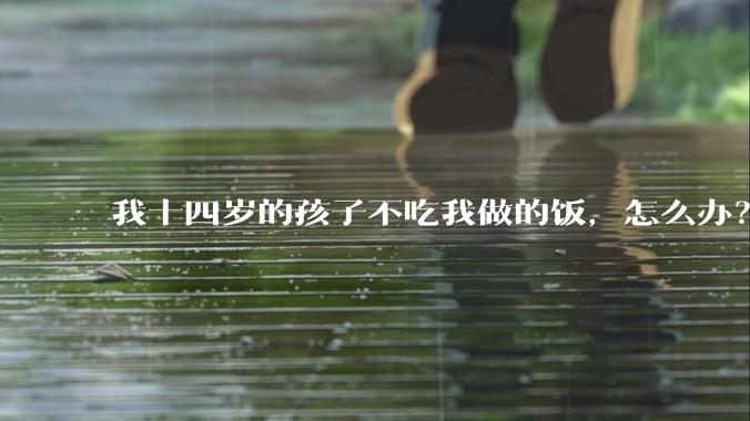 我十四岁的孩子不吃我做的饭，怎么办？
