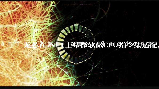 龙芯在.NET上帮微软做CPU指令集适配，为什么到国内.NET开发者这里成了维护龙芯.NET版本?