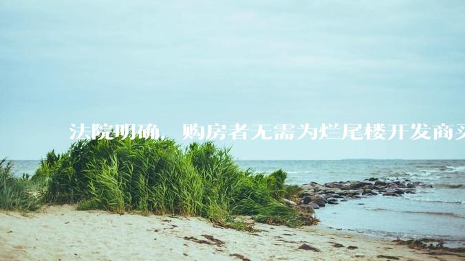 法院明确，购房者无需为烂尾楼开发商买单，此判决将对我国房地产行业产生何种影响？判决执行存在哪些问题？