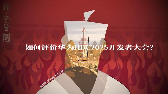 如何评价华为HDC2025开发者大会？